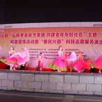 钟山县隆重举办“弘扬孝亲敬老美德 共建老年友好社会”主题“敬老月”科普宣传活动暨“惠民兴县”科技志愿服务演出活动