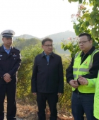 陈信东实地督导调研道路交通安全工作