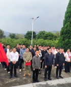 缅怀先烈志 赓续红色魂——清塘镇开展清明祭扫烈士墓活动